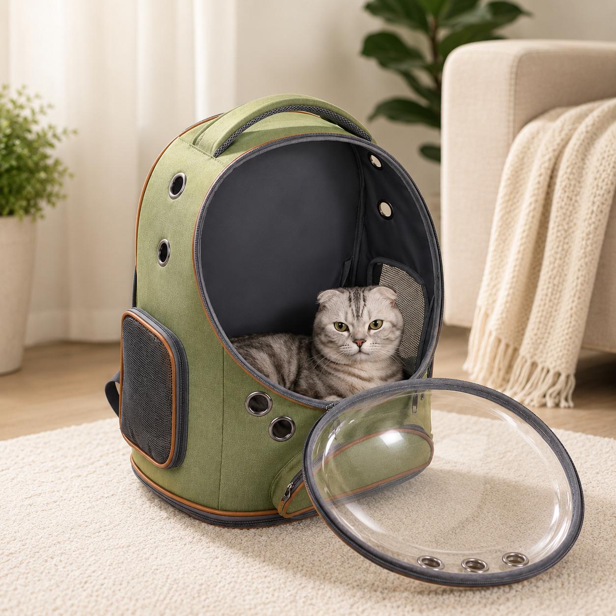 Moviora Premium Transparent Pet Backpack
