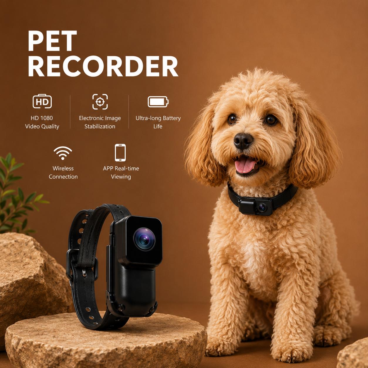Moviora Premium HD Wearable Pet Camera