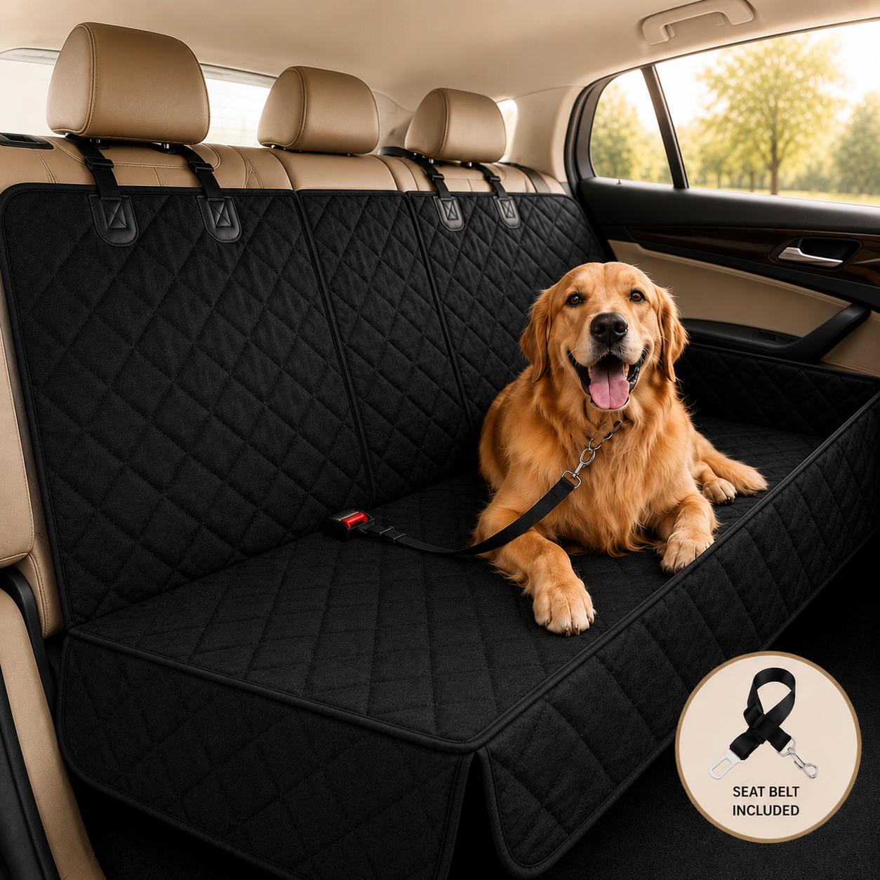 Moviora Premium Waterproof Dog Car Seat Cover